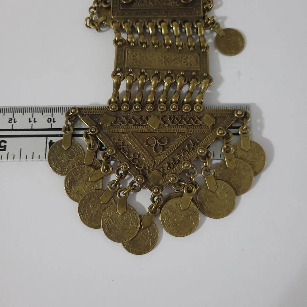 Child of Wild Bodrum Necklace Brass Chunky Coin - Picture 6 of 12